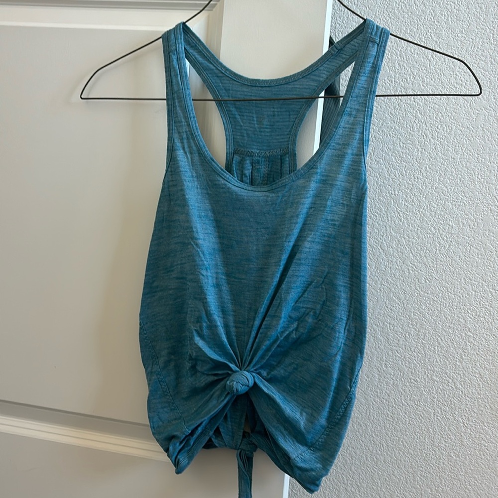 Blue Lululemon Tank